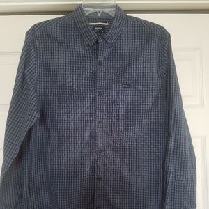 Mens RCVA long sleeve button down
